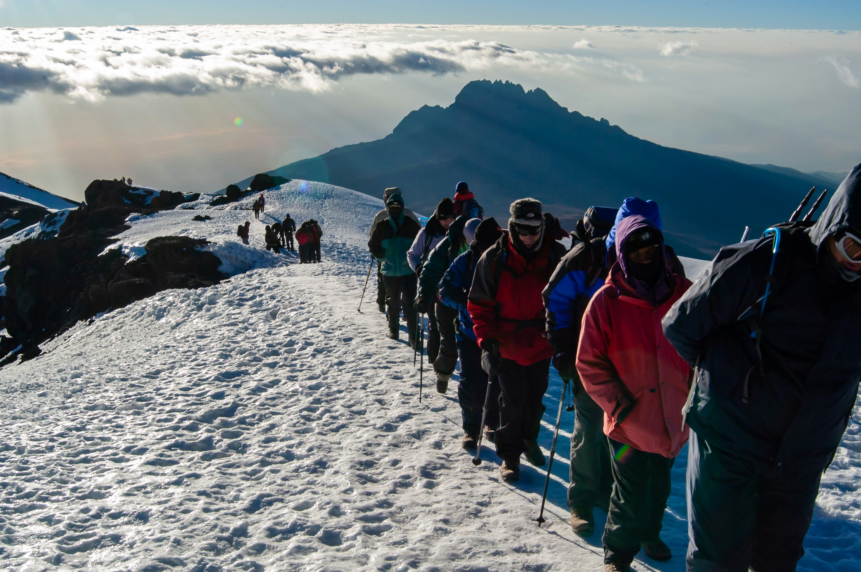 Machame route trekking